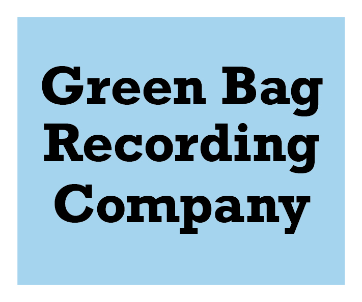 book cover - Green Bag Recording Company